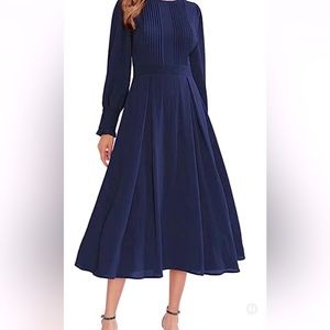 Modest dress- Blue very lightweight